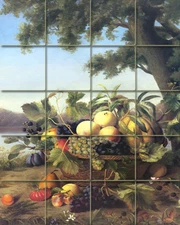 Art Fruits Mural Ceramic Backsplash Bath Decor Tile #41