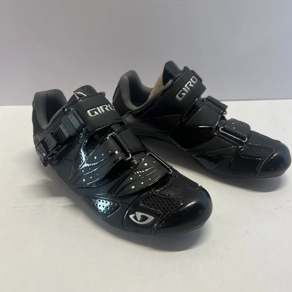 Giro Espada E70 Mujer Bicicleta de Montaña Ciclismo Zapatos - Negro/Plateado Talla 5.75 Foto 2 de 4