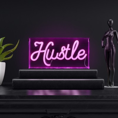 JONATHAN Y Lighting NEN1022 Hustle 6'' Tall LED Accent Specialty - Pink