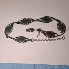 Women s Western Concho Belt Black Green Silve...