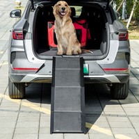 Pawhut Hunderampe Klappbar Auto Haustierrampe 158Cm Mit Rutschfester OberfläChe