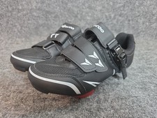 Kescoo 3-Bolt Cycling Shoes UNISEX Sz 39 (W 7.5, M 5) White/Black