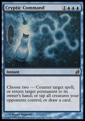 MTG CRYPTIC COMMAND ASIAN EXC - KRYPTISCHER ORDER - LRW - MAGIC