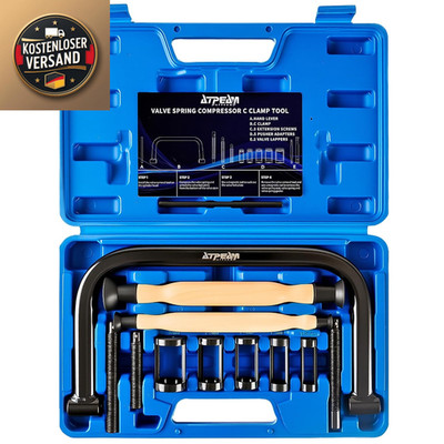 ATPEAM Ventilfederspanner Set 5 Druckstücke 16-30 mm 1