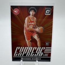 2024-25 Optic Basketball ZACCHARIE RISACHER Express Lane Rookie Base Insert #23
