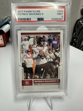 2017 Score Patrick Mahomes II #403 RC PSA 9 Chiefs
