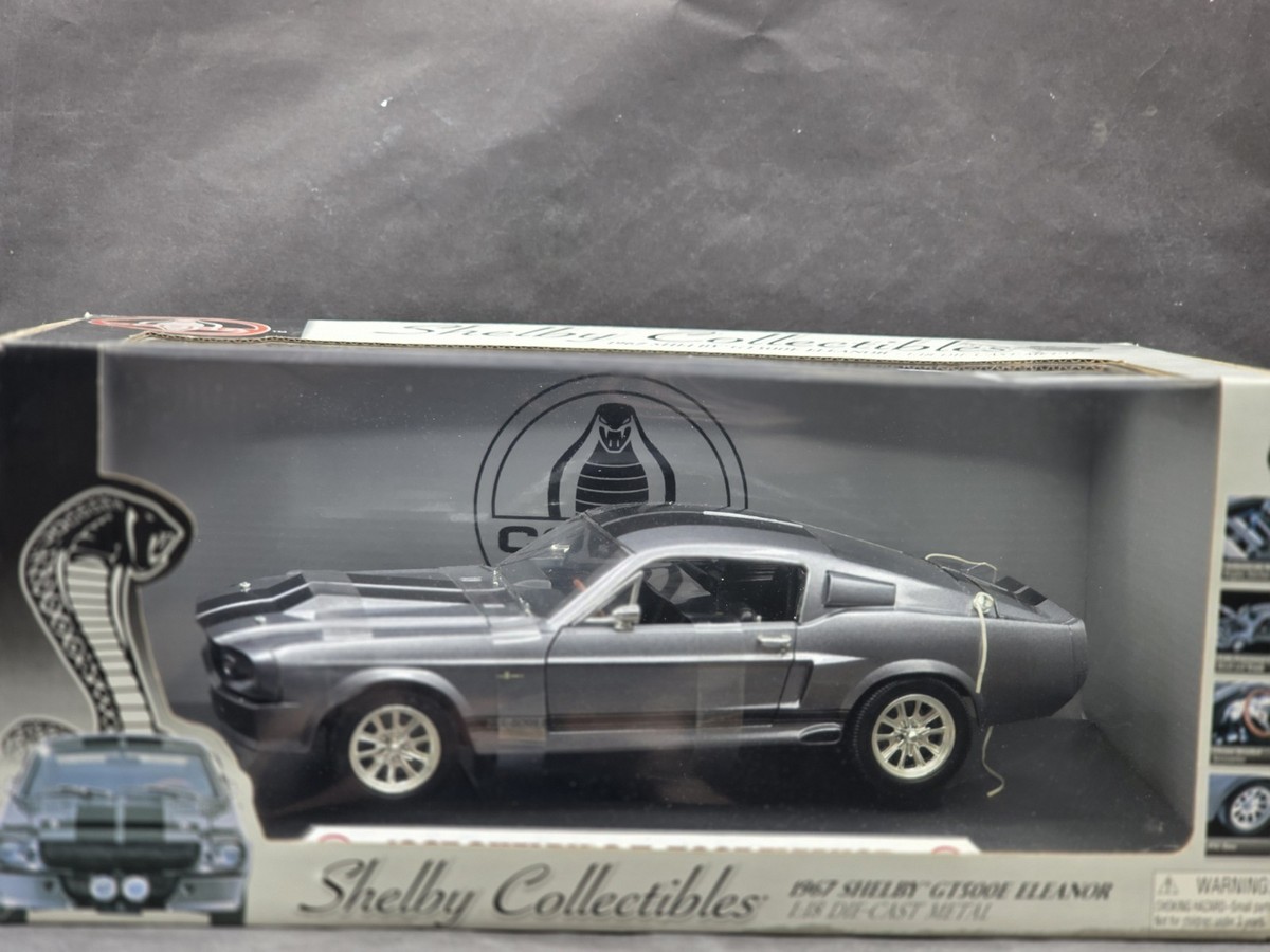 1967 Shelby GT500E Eleanor 1/18 ダイキャスト 1967 Shelby Cobra GT 500E Eleanor Gray Shelby Collectibles 1:18