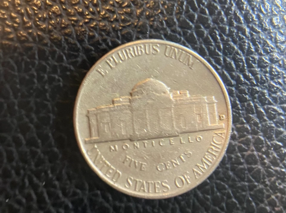 1961 FIVE CENTS. D.JEFFERSON COIN - Image 3 of 4
