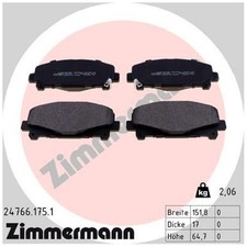 Satz Bremsbeläge Bremsklötze vorne für Honda Accord 8 CU CW IX CR | 24348665