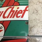 Vintage Advertising Texaco Sky Chief Pump Plate Sign Metal 1940 — photo 5