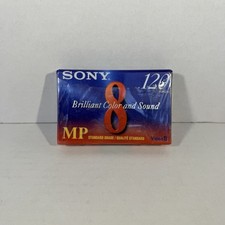 SONY 8mm High Grade 120 Minute Video Tape Cassette - 120HG New Sealed 14a 