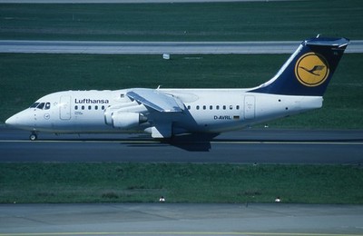 MO819   Aircraftslide/Dia   Lufthansa   Avro 146-RJ85   D-AVRL