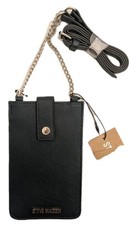 Steve Madden Cell Phone Crossbody Wallet Bag Hunter Green/Silver Hardware NWT