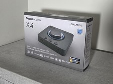 Creative Sound Blaster X4 Hi-Res 24bit 192kHz External USB DAC Amp Sound Card