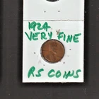 1924    VERY FINE   LINCOLN CENT   VERY FINE  1924  /  RS COINS #34B  FREE SHIP
