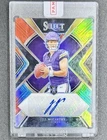 2023 Panini Select 2024 XRC Autograph Prizm #3 JJ Mccarthy Tie Dye /25