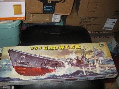 Mint in box USS Growler by Revell in 1/180 scale from 1972