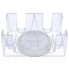 Canasta Card Holder 6 Deck Plastic Revolving Card Game Holder Playing Cards