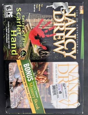 Nancy Drew: Lot Of 2 Secret of the Scarlet Hand, Secret Of Forgotten Cave PC
