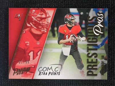 2021 Panini Prestige Prestigious Pros Xtra Points Gold 62/99 Tom Brady e0h
