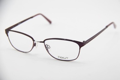 FLEXON VICTORY 505 PURPLE GUNMETAL AUTHENTIC DESIGNER EYEGLASSES 52-18