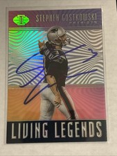 2018 Panini Illusions - Living Legends Stephen Gostkowski #LL-SG Autograph
