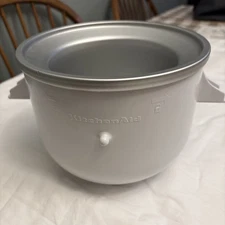 KitchenAid KICA Ice Cream Maker Stand Mixer Attachment Bowl Only 2 QT 9707962