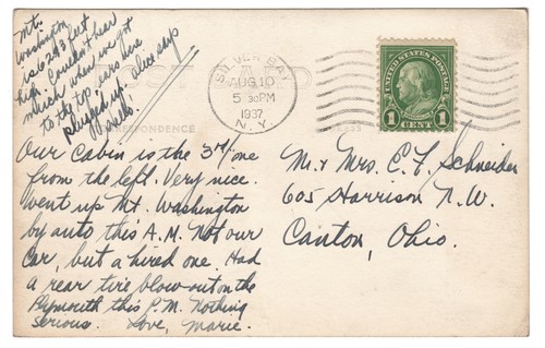 Green Mountain Cabins Waterbury Vermont Real Photo Postcard Vintage - Picture 2 of 2