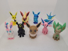 Eevee & All 8 Eeveelutions Complete Figure Set | 9 Pieces | 50mm | 2in Miniature
