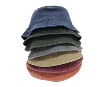 Quality  Stone wash soft cotton Bucket hat Sun Hats  BUY 2 GET ONE HALF PRICE