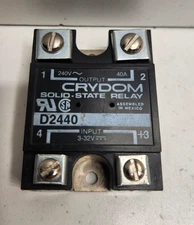 GUARANTEED! CRYDOM 40A 240V SOLID STATE RELAY D2440