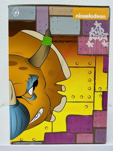 TMNT Kidrobot Series 2 Teenage Mutant Ninja Turtles TRICERATON 7 Inch Vinyl Fig - Picture 3 of 8
