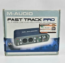M-Audio Fast Track Pro 24-Bit / 96 kHz USB Audio + MIDI Interface
