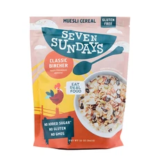 Seven Sundays Classic Bircher Apple Cinnamon Almond Muesli 12 oz Pouch