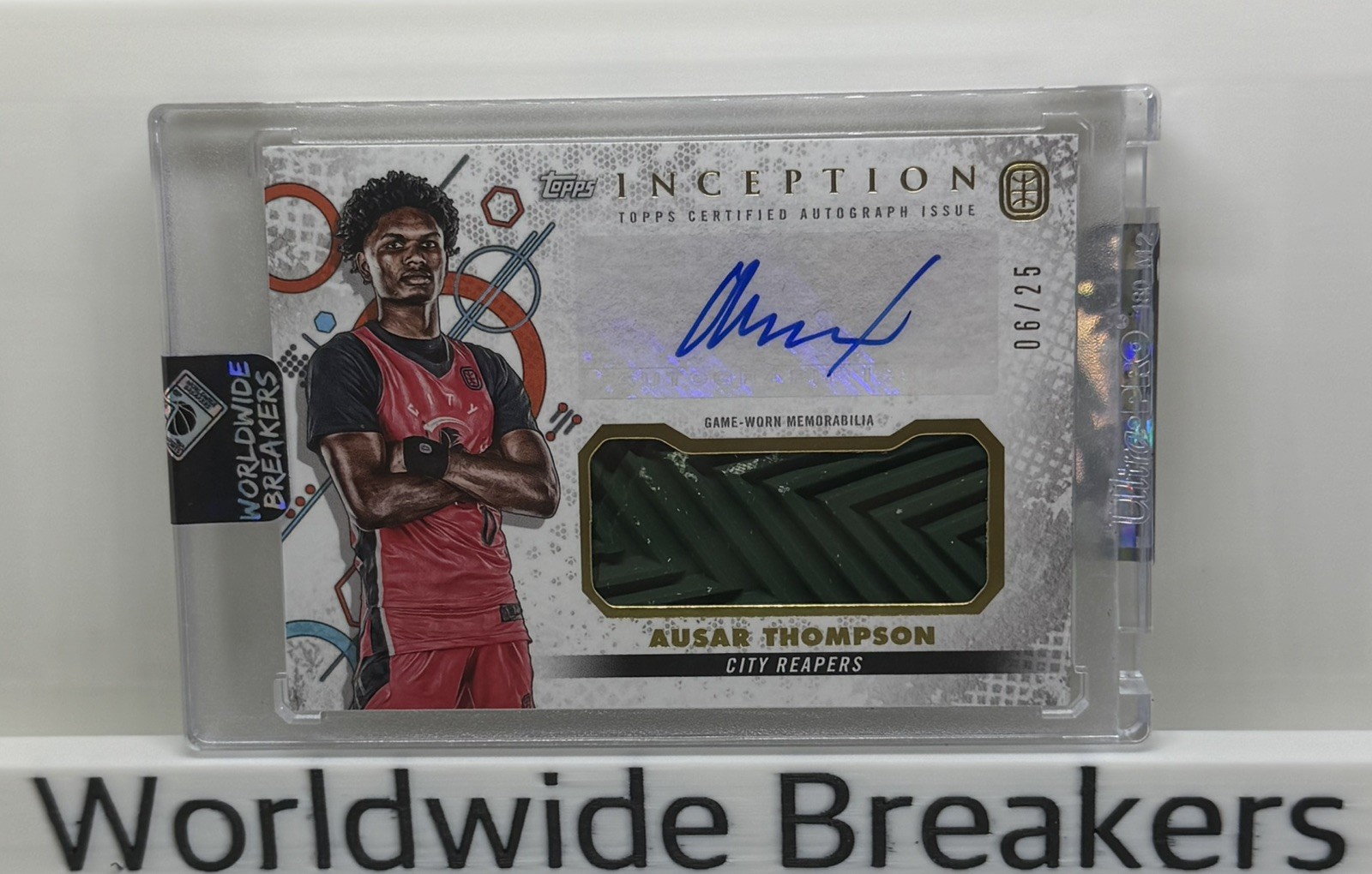 Ausar Thompson - AUTO #/25 - 2022 Inception OTE Relic SNEAKER Rookie SHOE  view 3