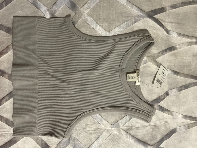 Women's Cropped Ribbed Tank Top