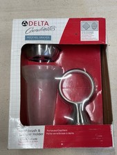 2003 Delta Coordinates Michael Graves Toothbrush Tumbler Holder Stainless