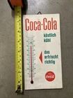 Vintage German Coca Cola Thermometer