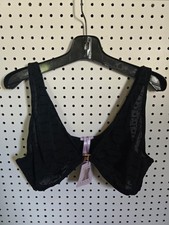 Savage X Fenty Black Lace Bralette 3X Sheer Mesh Trim NWT
