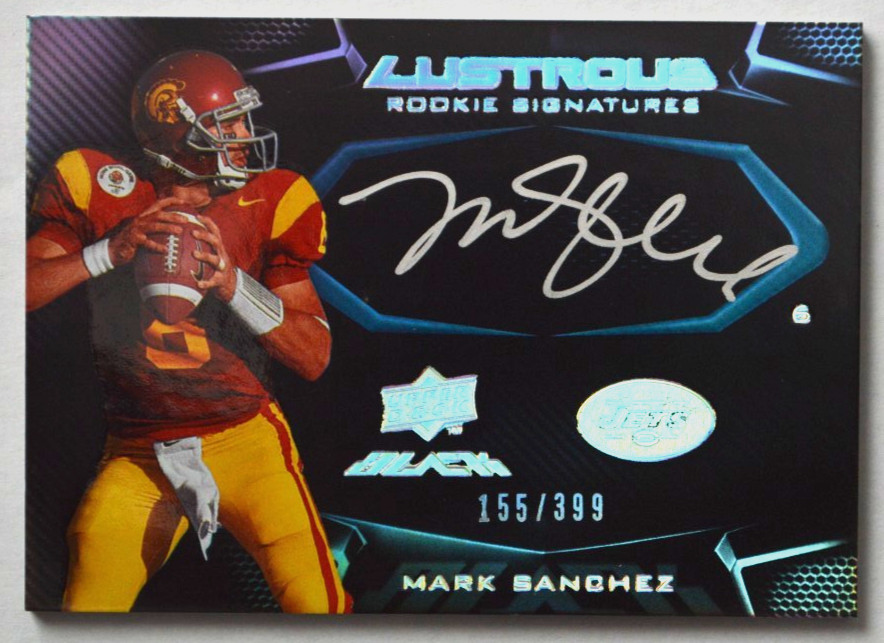 Mark Sanchez Upper Deck Black #126 Autograph
