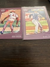 2019 Diamond Kings - Bob Gibson #123 & Blake Snell #146 PLUM FRAME