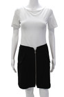 Rag & Bone Womens Zippered Casual Straight Mini Skirt Solid Black Size 4 — photo 1