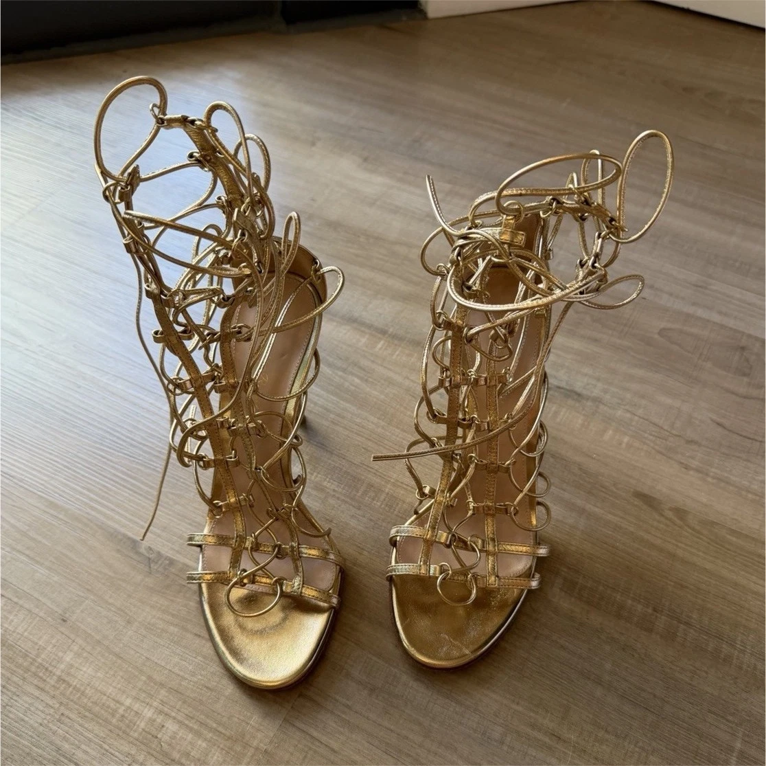 Giuseppe Zanotti High (3-3.9 in) Heel Height Gladiator Sandals for