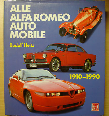 Alle Alfa Romeo Automobile 1910 - 1990 Modelle Buch Automobile Geschichte Book
