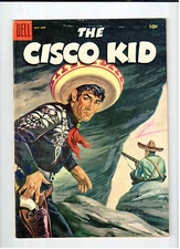 Dell CISCO KID #27 May-June 1955 vintage western comic