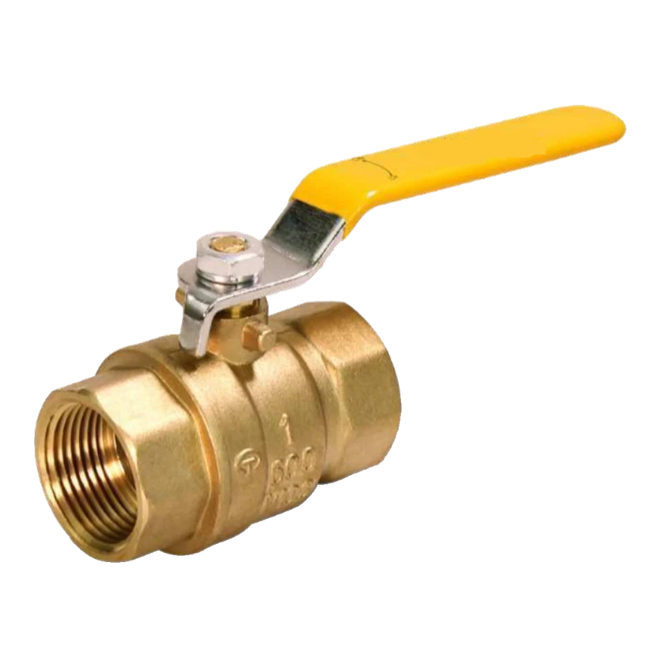 EVERFLOW 2" 600 PSI Threaded Brass Ball Valve, Full Port *NON-POTABLE USE ONLY*