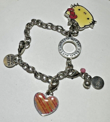 Vintage Sanrio Hello Kitty Dangle Charms Enamel 7
