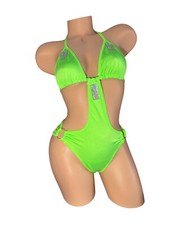 Exotic Dancewear 1 Piece Neon Green
