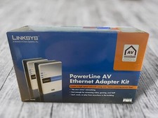 Cisco Linksys PLK200 PowerLine AV Ethernet Network Adapter Kit New Sealed