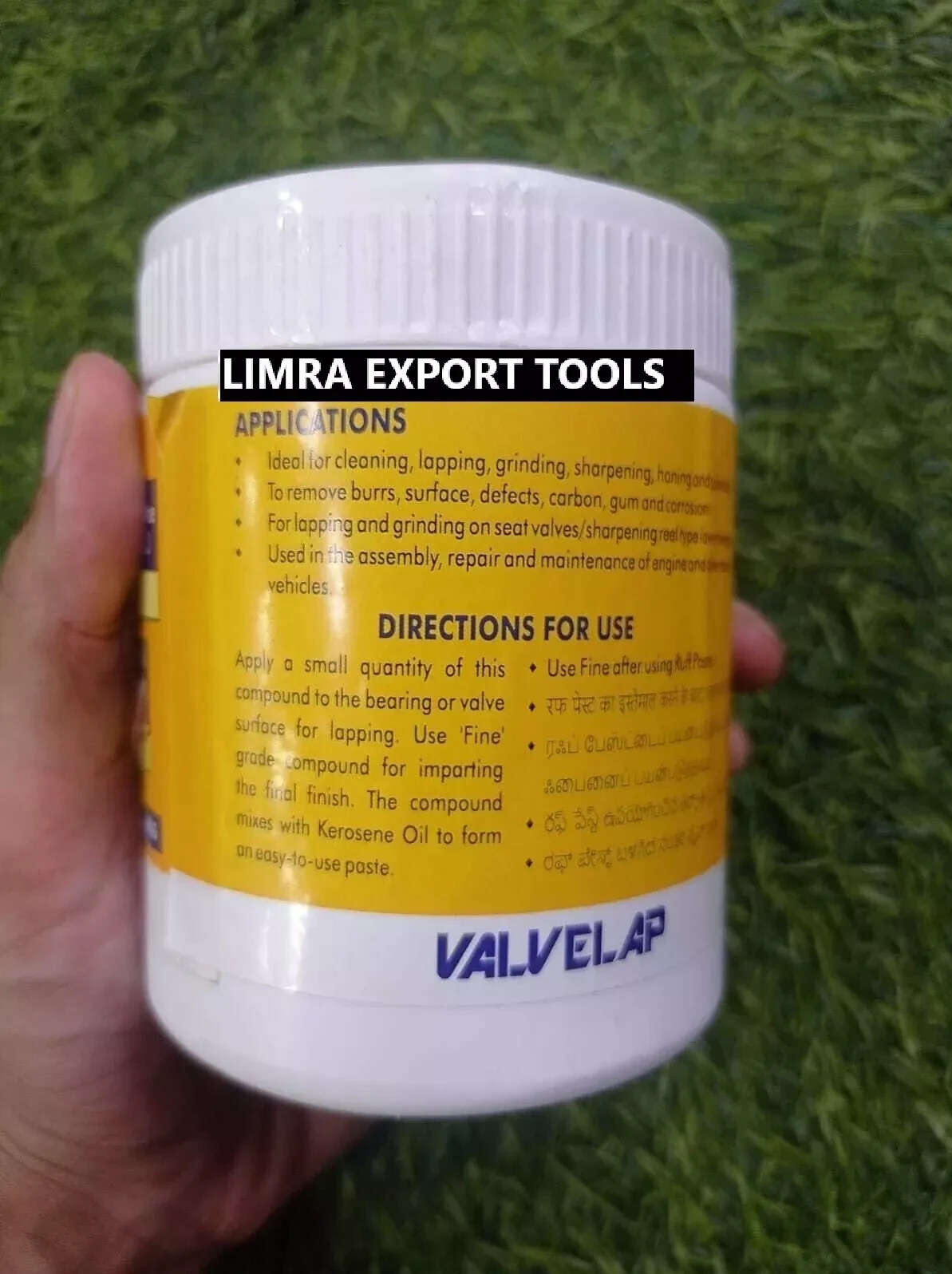 2 PCS VALVELAP Silicon Carbide Valve Lapping Compound 400g Medium Grade 120 Grit